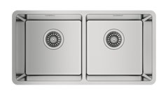 Teka Undermount Kitchen Sink With Two Bowl, BE-LINEA-RS15-2B-860, Stainless Steel, 90CM