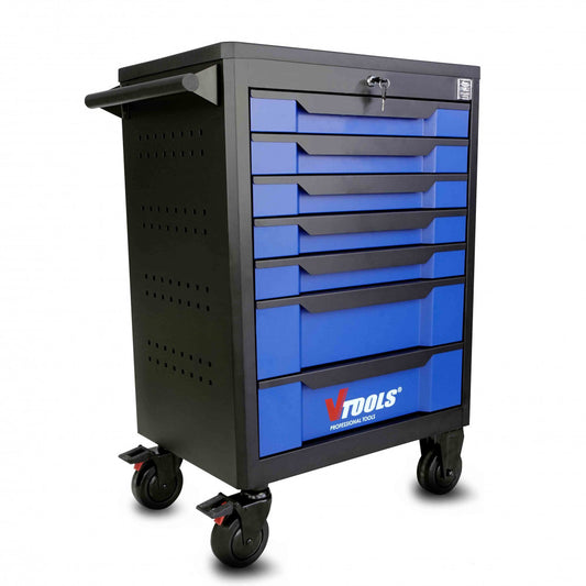 VTools 27-Inch 7-Drawer Tool Cabinet with Central Lock