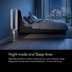 Dyson Cool Formaldehyde Air Purifier TP07, Wi-Fi Enabled, White & Silver Color with 2 Years Dyson Warranty