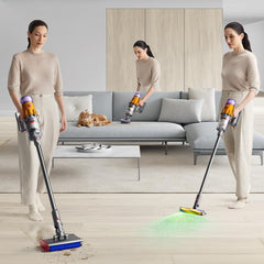 Dyson V12S Detect Slim Submarine Wet And Dry Hepa Filter Vacuum Cleaner, 1 Count, 350Ml, Yellow with 2 Years Dyson Warranty