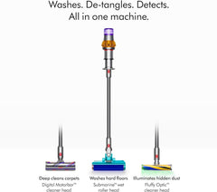 Dyson V15S Detect Submarine Wet & Dry Cordless Vacuum Cleaner Yellow & Nickel with 2 Years Dyson Warranty