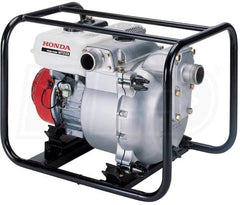Honda® WT20XK4, 2 Inch, 163CC, Trash Pump Centrifugal Self Priming, Fuel Tank Capacity 3.1 L