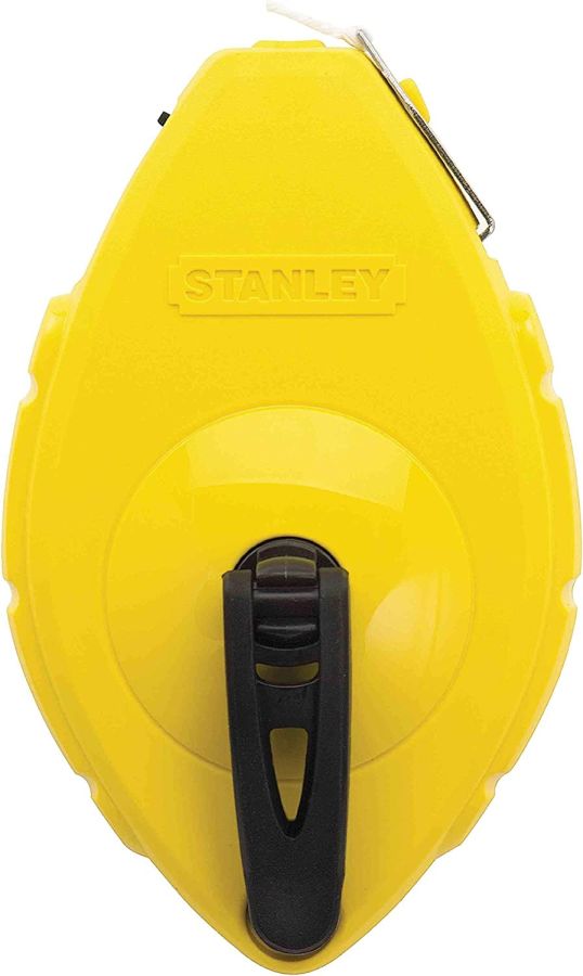 Stanley Chalk Line, 0-47-440, ABS, 30 Mtrs, Black and Yellow