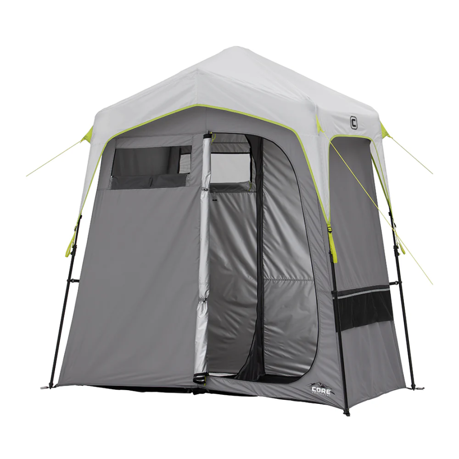 Core Equipment 7 x 3.5 Feet Two Room Instant Shower Tent