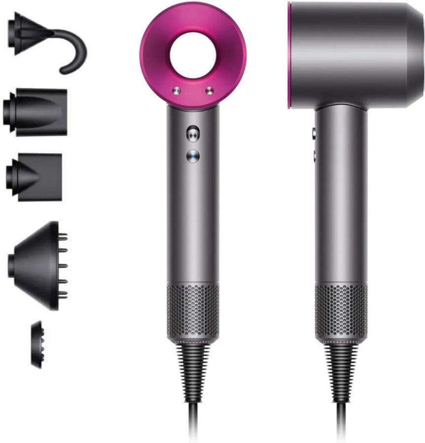 Dyson Supersonic™ Anthracite & Fuchsia HD07 Hair Dryer with 2 Years Warranty, 100% Original Product, Authenticity Traceable on my dyson App