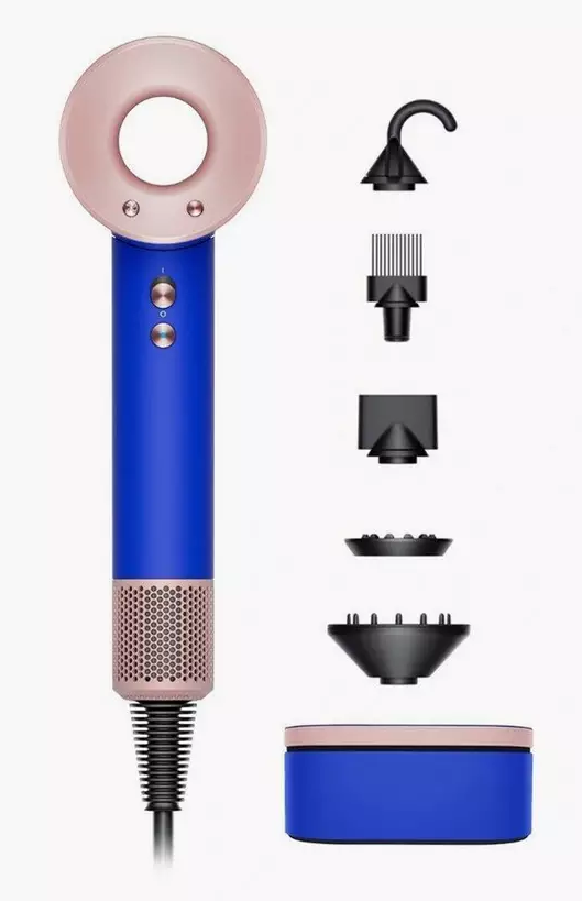 Dyson Supersonic™ Blue Blush HD07 Hair Dryer with 2 Years Warranty, 100% Original Product, Authenticity Traceable on my dyson App