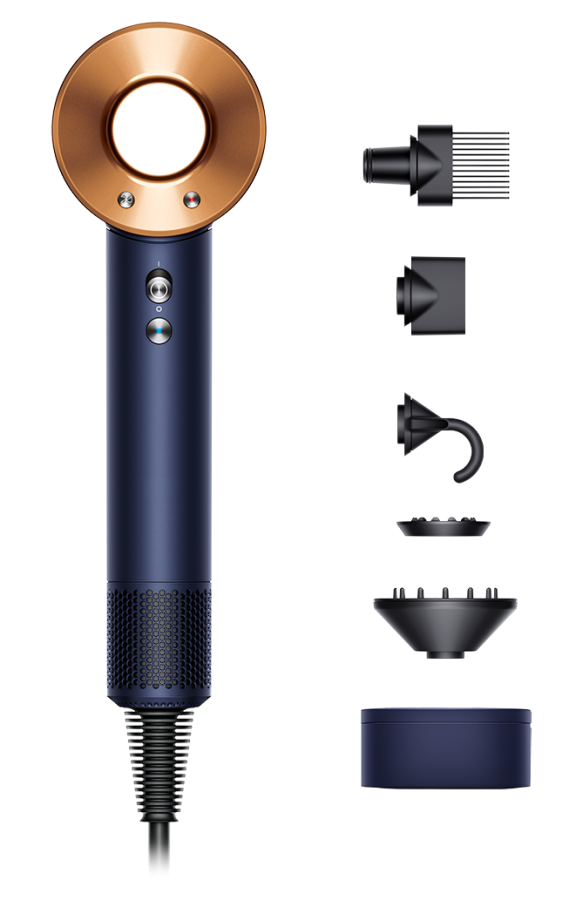 Dyson Supersonic™ Prussian Blue & Rich Copper HD15 Hair Dryer with 2 Years Warranty, 100% Original Product, Authenticity Traceable on my dyson App