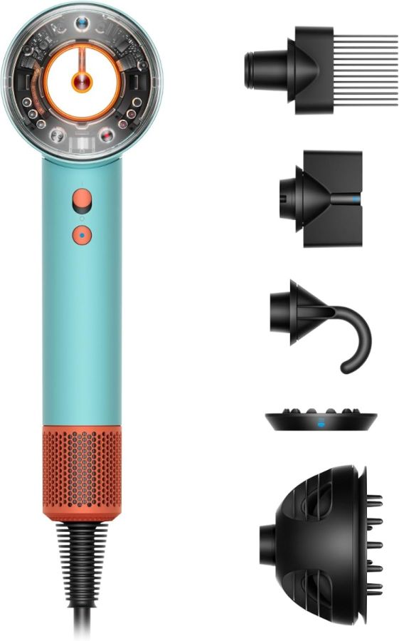 Dyson Supersonic Nural™ Original with 2 Years Brand Warranty Ceramic Patina & Topaz Orange HD16 Hair Dryer, Authenticity Traceable on my dyson App