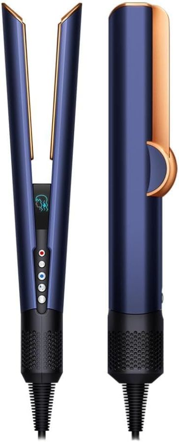 Dyson Airstrait™ Blue & Copper HT01 Hair Straightener with 2 Years Warranty, 100% Original Product, Authenticity Traceable on my dyson App