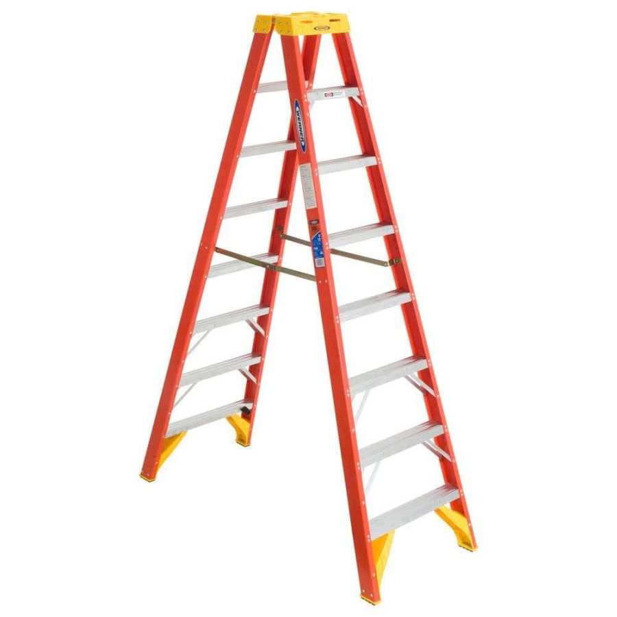 Altec Werner Step Ladder, T6208, 8 Steps, 2.43 Mtrs, 136 Kg Weight Capacity