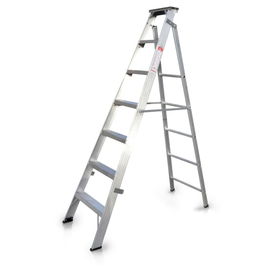Unique Dual Purpose Ladder, USDPAL-05, Aluminium, 2 Sides, 5 Steps, 1.5 Mtrs, 150 Kg